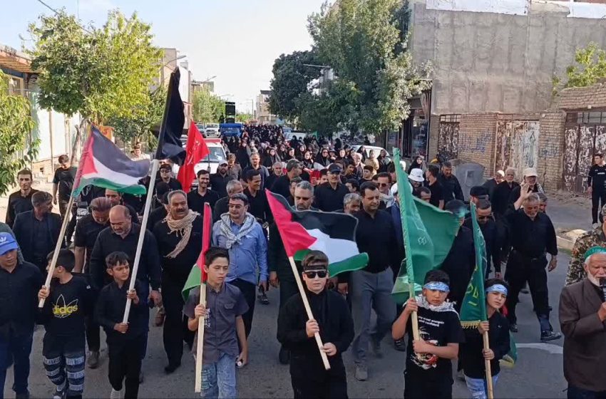  برگزاری مراسم جاماندگان پیاده روی اربعین در بخش کندوان.