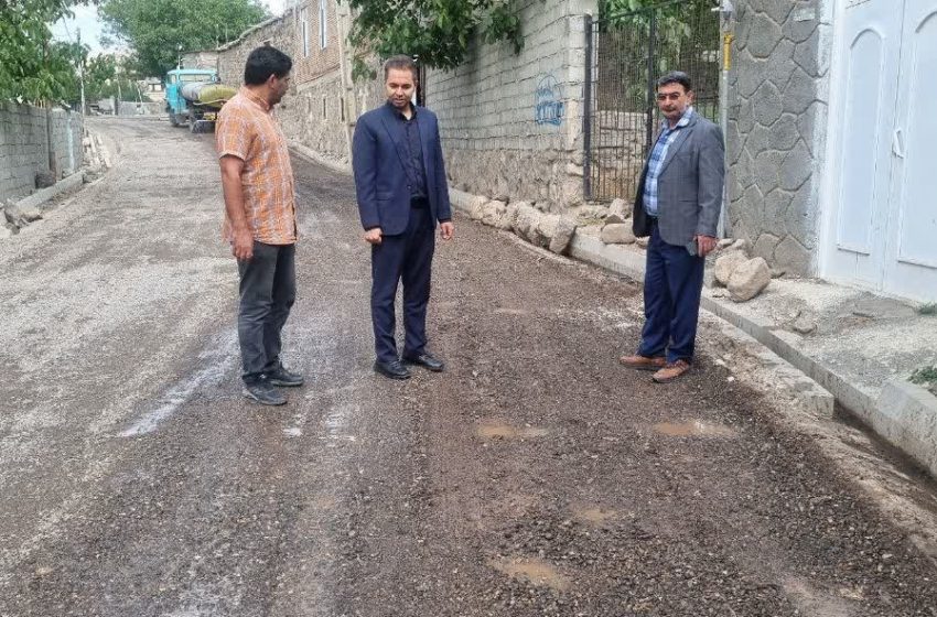  بازدید بخشدار کندوان از روستای بالسین و آونلیق