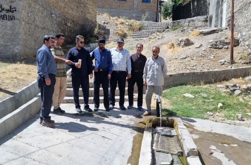  بازدید بخشدار کندوان از روستای نقاباد.