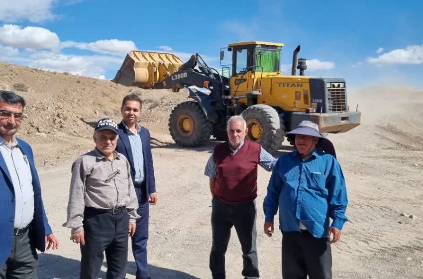  بازدید بخشدار کندوان از پروژه های روستای آیدیگوز و دیزج
