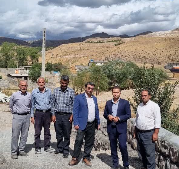  بازدید بخشدار کندوان از پروژه‌های عمرانی روستاهای سوطی و دلیقیز