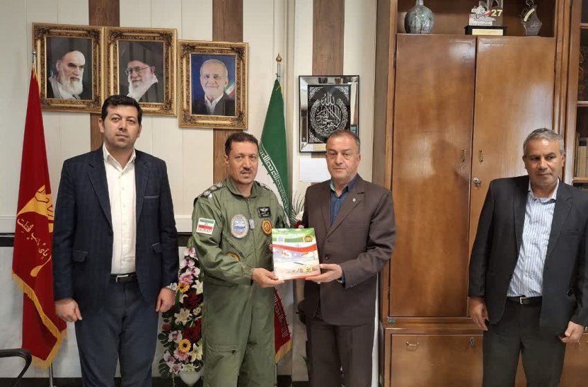  تقدیر فرمانده پایگاه ششم رزمی هوانیروز تبریز از فرماندار ویژه میانه