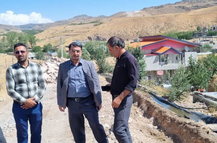  بازدید بخشدار کندوان از روستاهای سوطی و دلیقیز