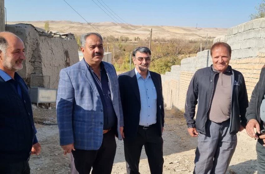  بازدید میدانی بخشدار کندوان از مشکلات روستای کندوان