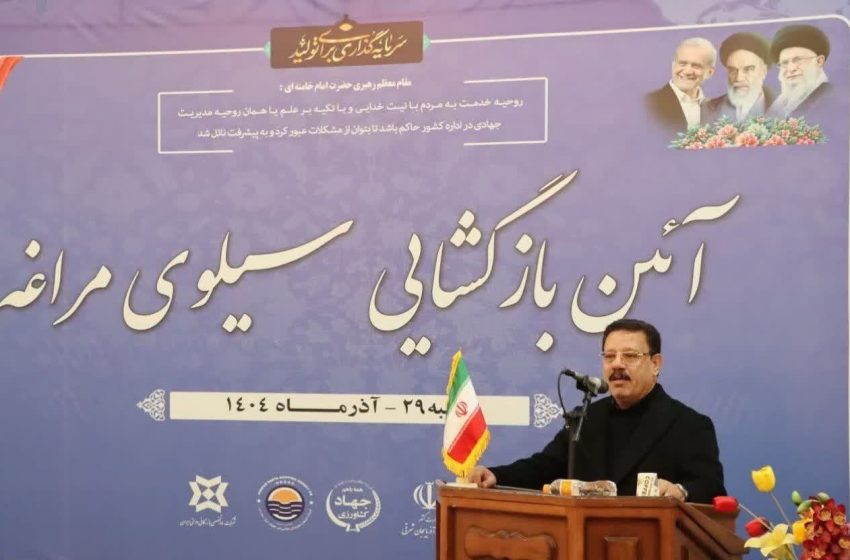 بعد از یازده سال تعطیلی، سیلوی گندم مراغه بازگشایی شد