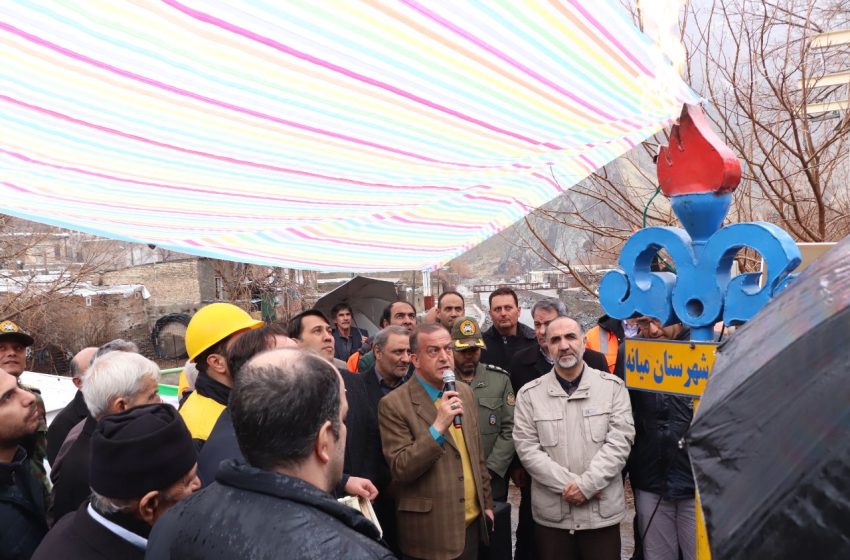  افتتاح و بهره برداری از ۲۴ پروژه عمرانی و خدماتی بخش مرکزی میانه با اعتبار ۱۹۶ میلیارد تومان /تحقق پوشش کامل گازرسانی روستایی در شهرستان میانه